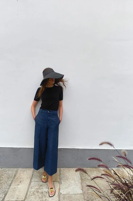 Descubre los 5 pantalones de lino de Zara ideales para las que odian las bermudas 2 Moncloa 03364979405 p Moncloa