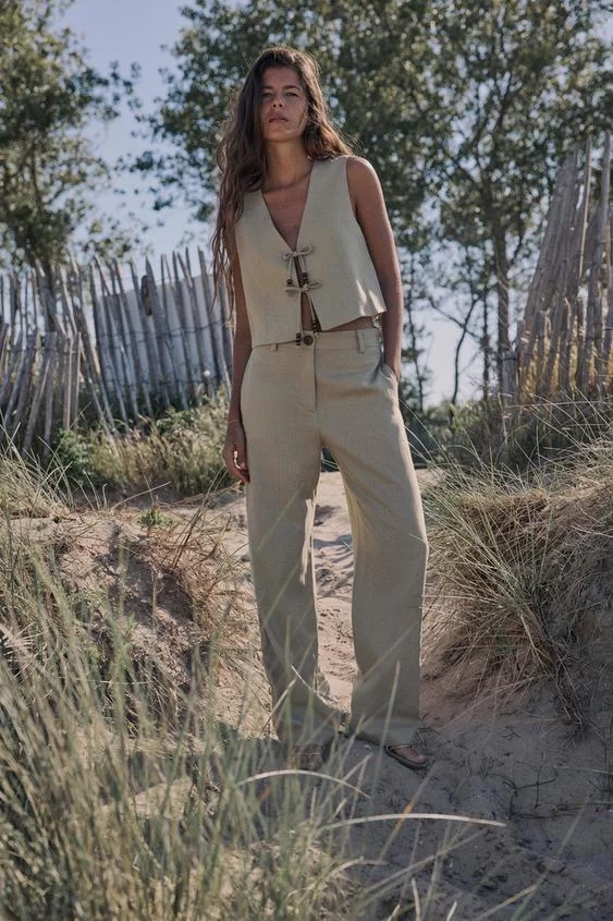 Descubre los 5 pantalones de lino de Zara ideales para las que odian las bermudas 1 Moncloa 08017939450 p Moncloa