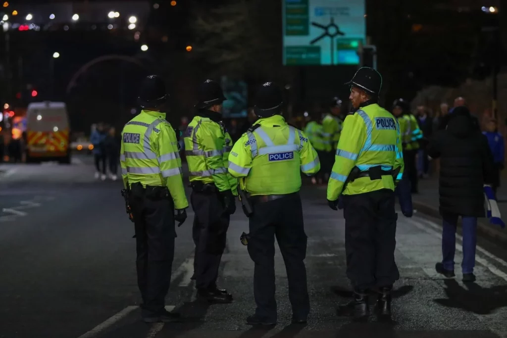 Policía en Reino Unido