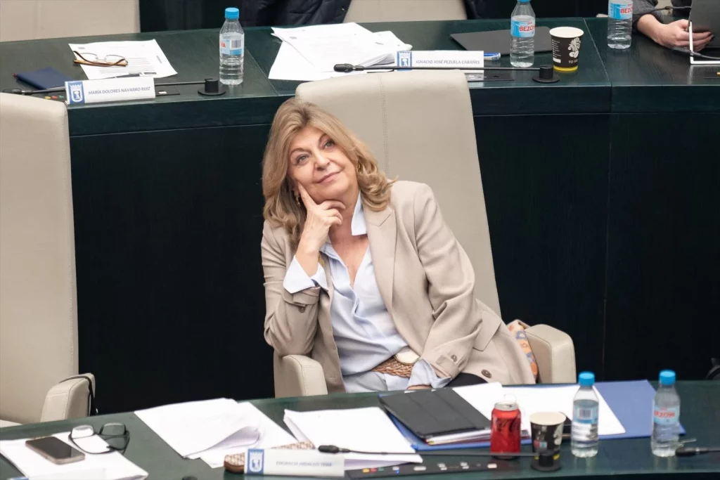 EuropaPress 5724460 consejera economia empleo hacienda comunidad madrid engracia hidalgo pleno Moncloa