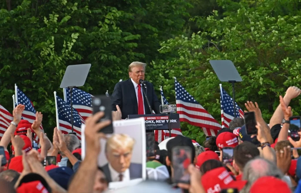 La impresionante cifra de dinero que ha recaudado Trump tras su juicio 2 Moncloa EuropaPress 5981183 23 may 2024 us new york former us president donald trump speaks during Moncloa