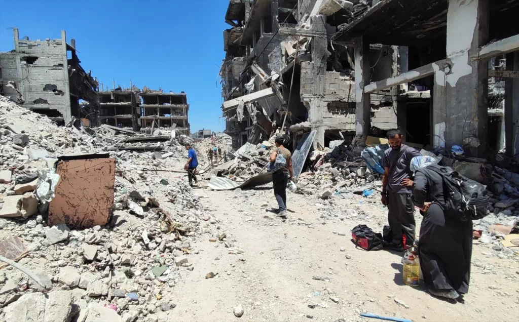 EuropaPress 6000369 31 may 2024 palestinian territories gaza city palestinians return to their Moncloa