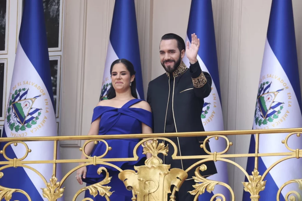 EuropaPress 6002537 presidente electo salvador nayib bukele primera dama salvadorena gabriela Moncloa