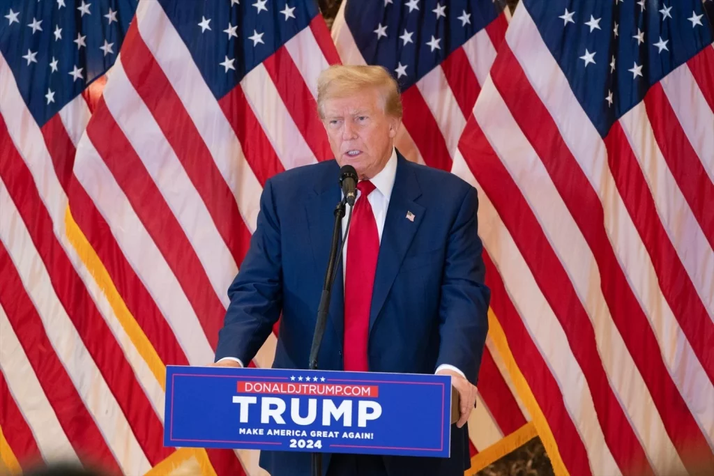 EuropaPress 6011375 may 31 2024 donald trump speaks at trump tower in manhattan new york on Moncloa