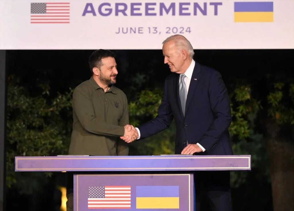 Zelenski junto a Joe Biden
