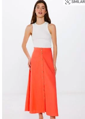 5 pantalones y faldas de Springfield para ir clarita y colorida en verano 3 Moncloa faldalino springfield Moncloa