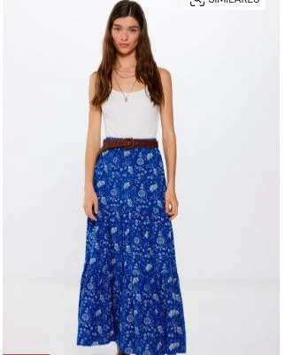 5 pantalones y faldas de Springfield para ir clarita y colorida en verano 2 Moncloa faldamidi springfield Moncloa