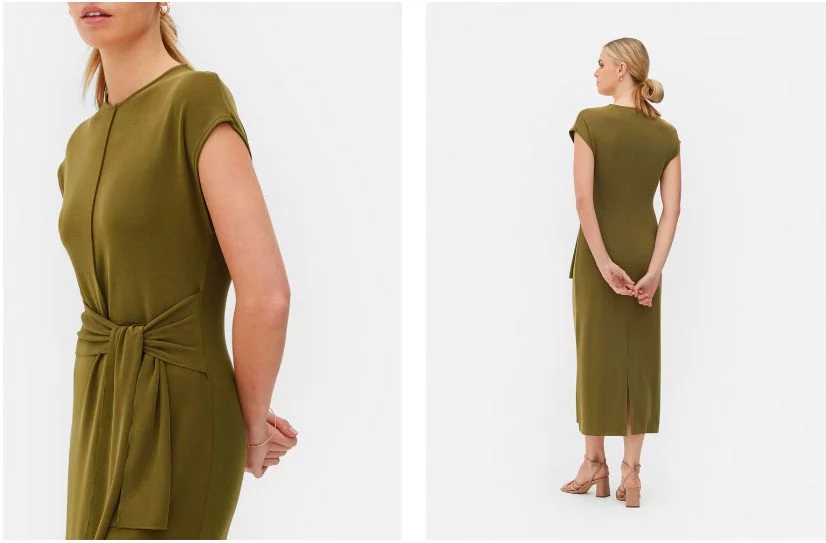 El vestido de punto de Primark más sofisticado que los de Zara 4 Moncloa vestidoverde primark2 Moncloa