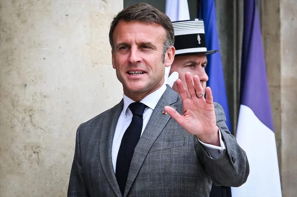 EuropaPress 6051573 june 24 2024 paris france france french president emmanuel macron at the 3 Moncloa