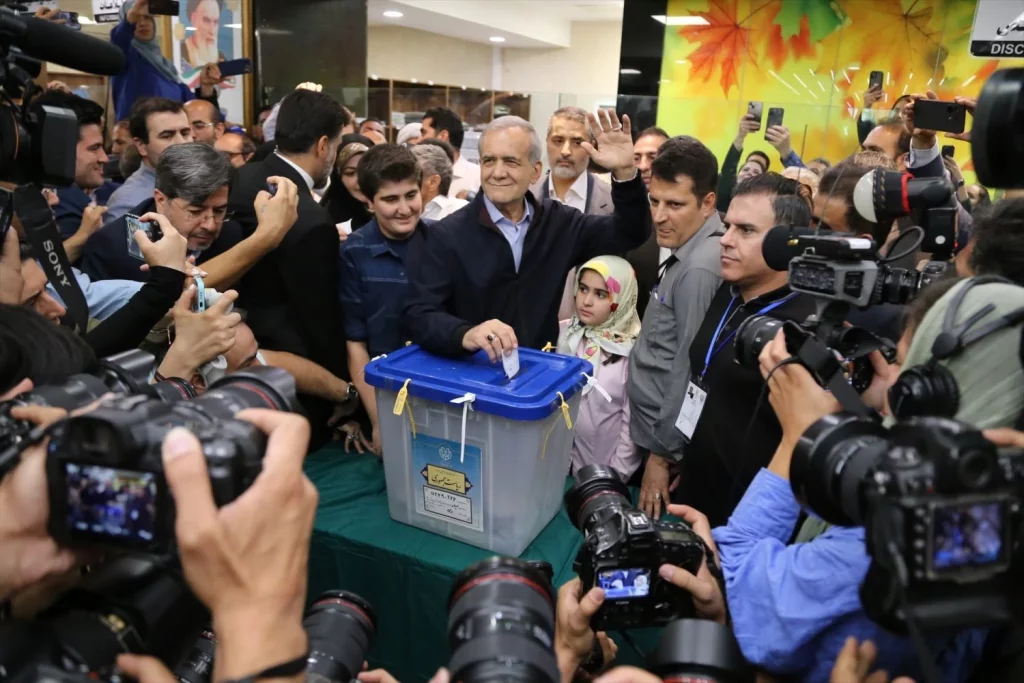 EuropaPress 6059201 28 june 2024 iran shahre ray iranian presidential reformist candidate Moncloa