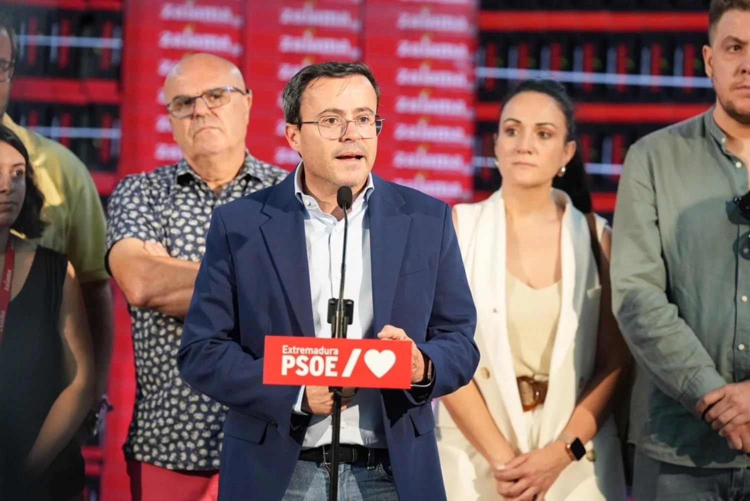 Miguel Ángel Gallardo, presidente de la Diputación de Badajoz y lider del PSOE extremeño.
