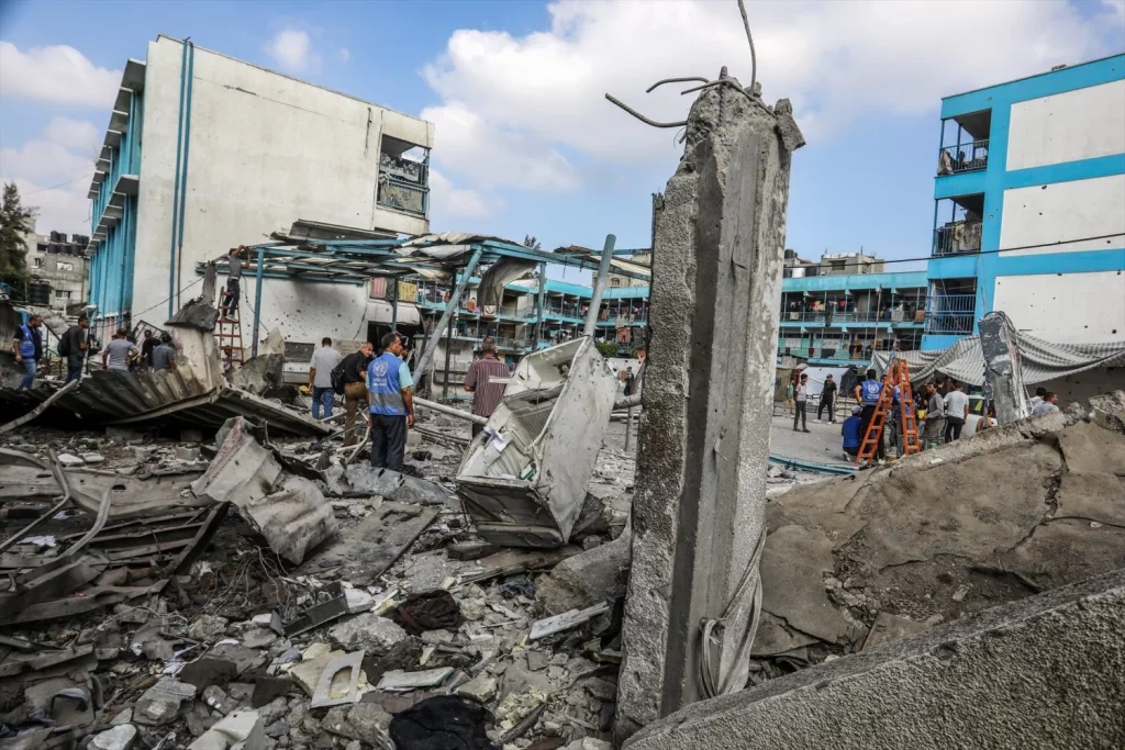 EuropaPress 6076340 07 july 2024 palestinian territories gaza general view of the damage after Moncloa