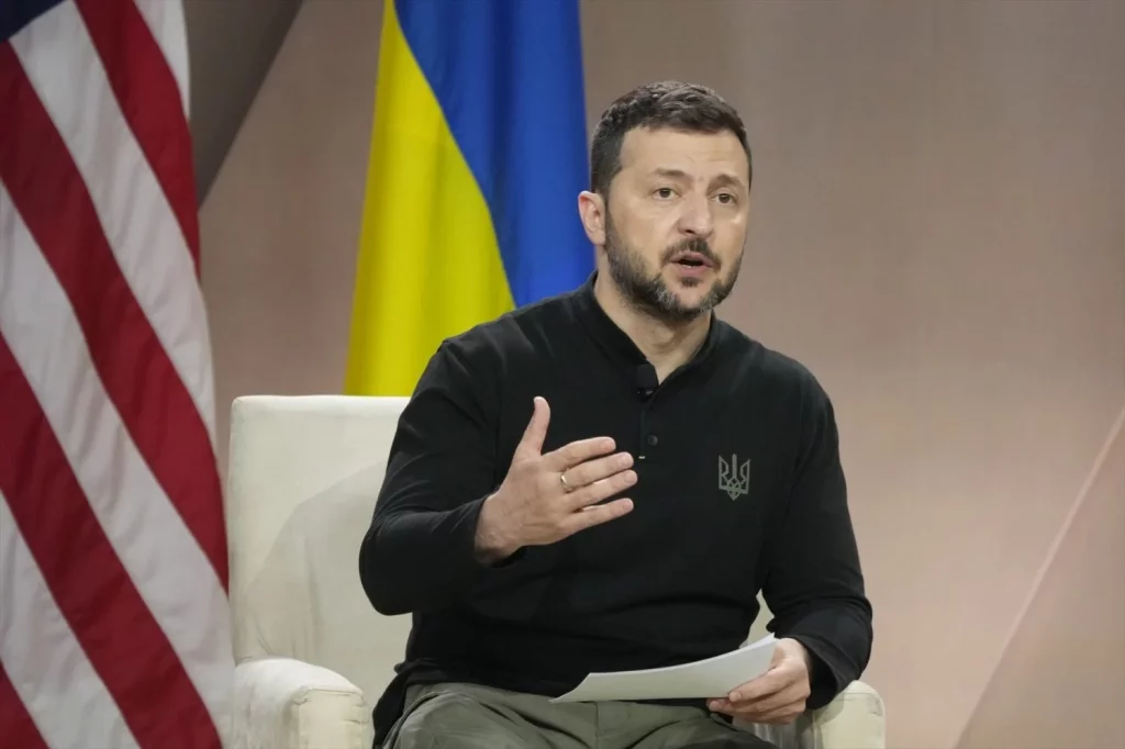 EuropaPress 6084049 july 11 2024 washington district of columbia usa president volodymyr Moncloa