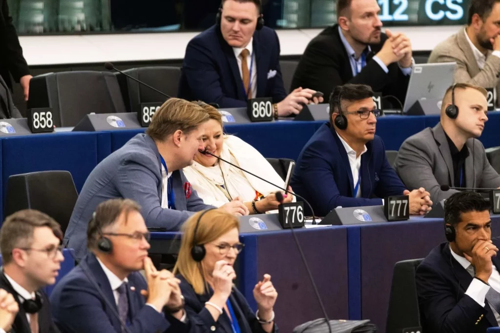 EuropaPress 6095395 18 july 2024 france strasbourg members of the european parliament Moncloa