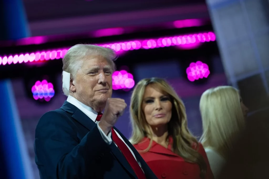 EuropaPress 6101748 july 19 2024 milwaukee wisconsin usa former us president donald trump and Moncloa