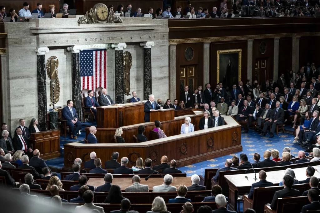 EuropaPress 6106487 july 24 2024 washington district of columbia usa israeli prime minister Moncloa