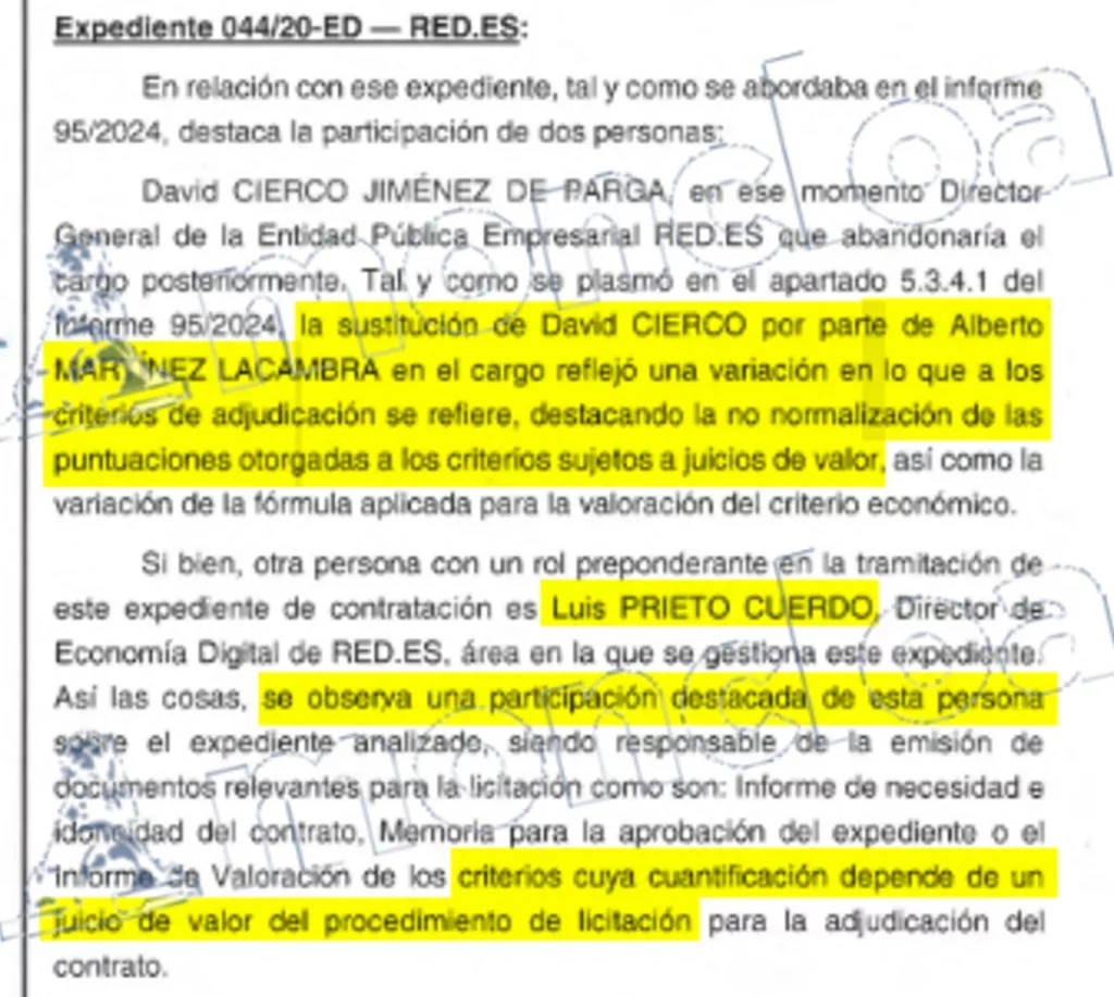 Caso Begoña Gómez: la UCO descubre "una variación en los criterios de adjudicación" del contrato a Barrabés 2 Moncloa El contrato 044/20-ED, de Red.es, fue otorgado por 2.855.600 euros a la empresa de Barrabés recomendada por Begoña Gómez.