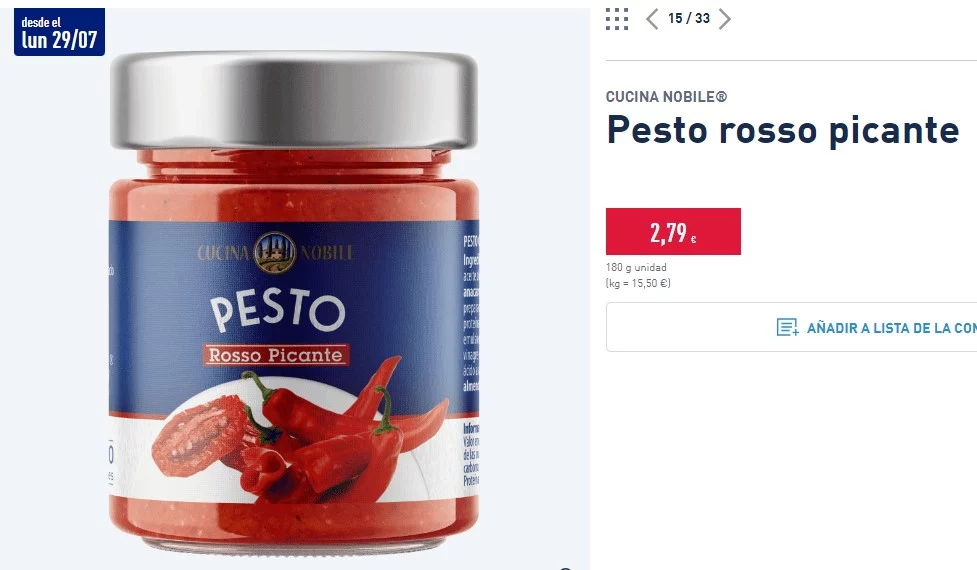 Aldi sorprende con un especial italiano: descubre los pestos en oferta que no podrás resistir 2 Moncloa Explora los nuevos sabores de pesto
