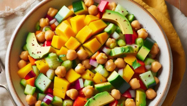 La receta de verano que amarás para comer saludable y rico: ensalada de garbanzos