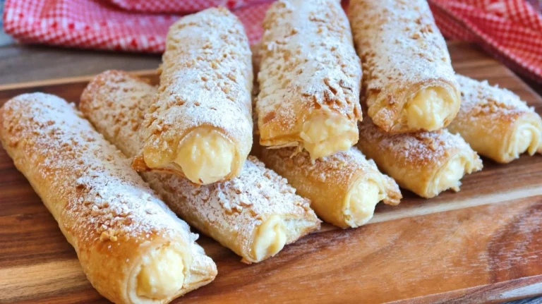 Cañas rellenas de crema: receta de este antojo dulce fácil de hacer Cañas rellenas de crema: receta de este antojo dulce fácil de hacer