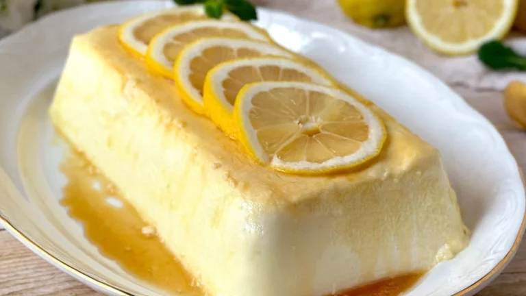 Receta de flan de limón sin horno, súper fácil y delicioso Receta de flan de limón sin horno, súper fácil y delicioso