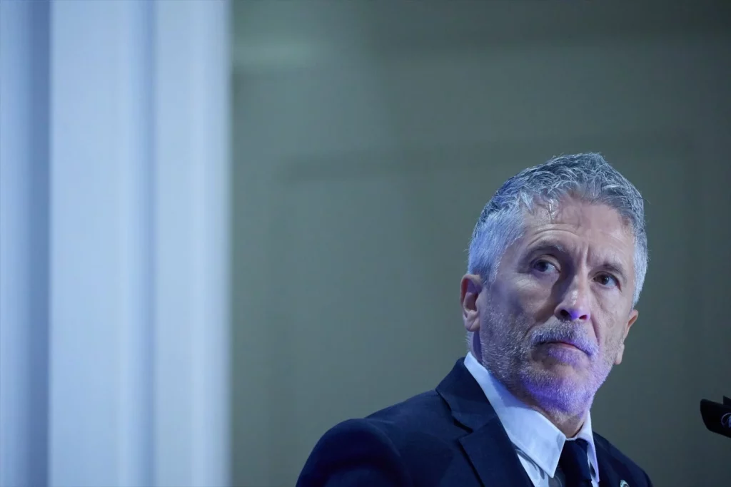 EuropaPress 6205198 ministro interior fernando grande marlaska desayuno informativo forum Moncloa