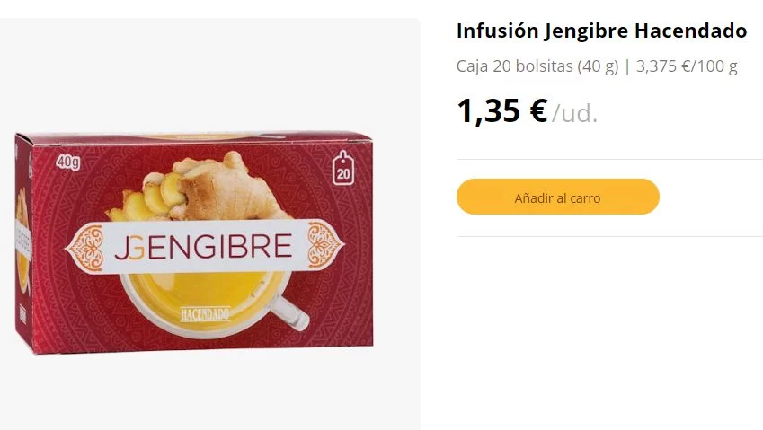 Dile adiós al café: la infusión de Mercadona que regula el azúcar y alivia migrañas 1 Moncloa La infusión de jengibre de Mercadona: Un aliado para la salud