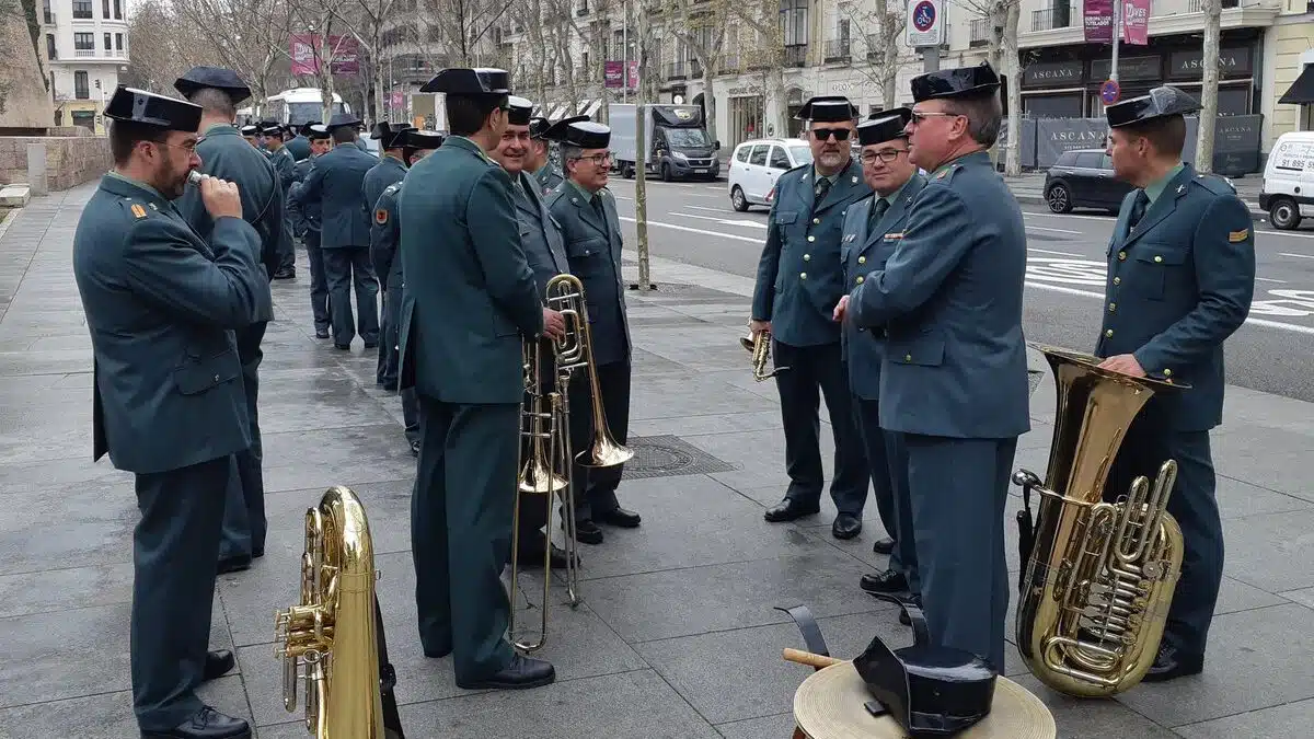 La Unidad de Música de la Guardia Civil.