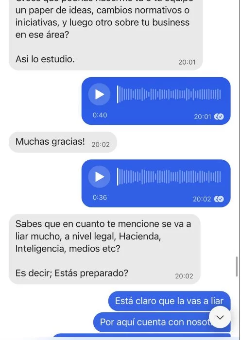 El eurodiputado Alvise Pérez a un acusado de estafa: «Quiero poner como ejemplo empresas como la tuya» 2 Moncloa se va a liar Moncloa