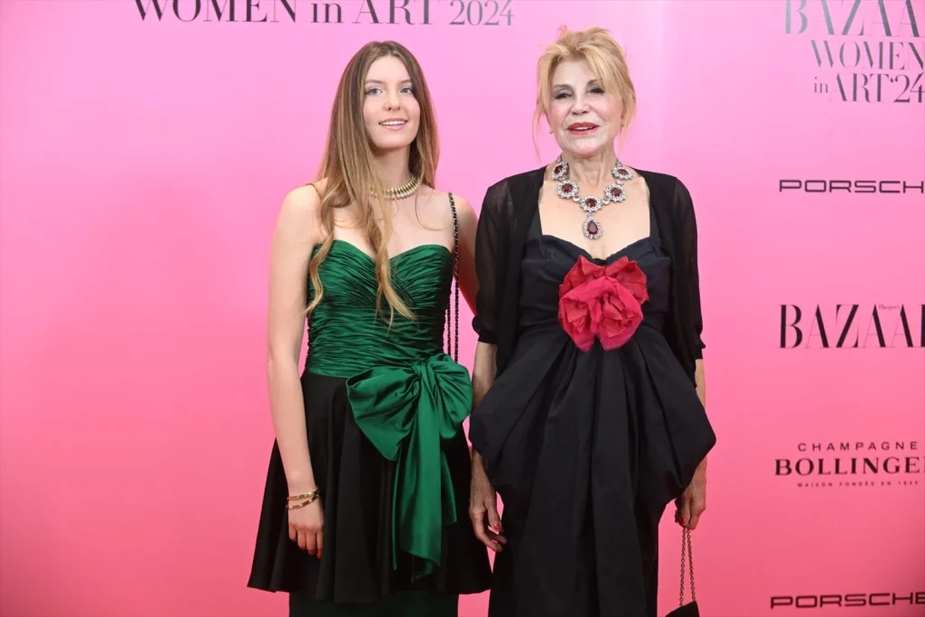 Tita Cervera y su hija Carmen Thyssen.