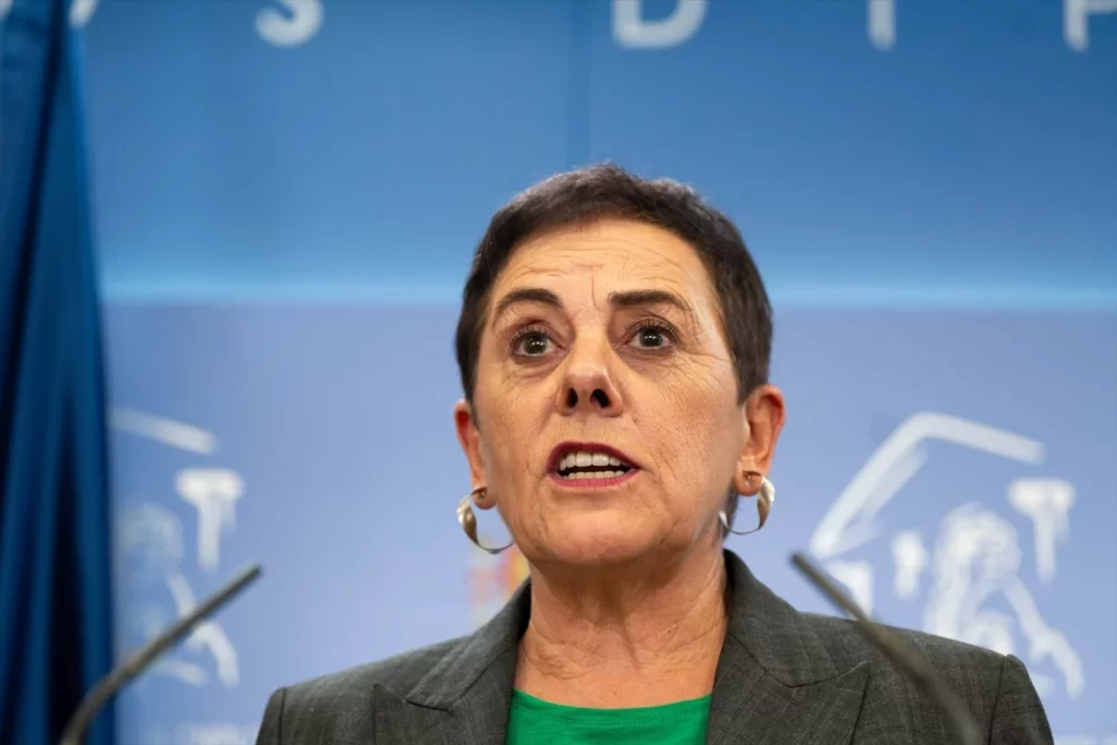 EuropaPress 6254066 diputada eh bildu congreso mertxe aizpurua rueda prensa congreso diputados Moncloa