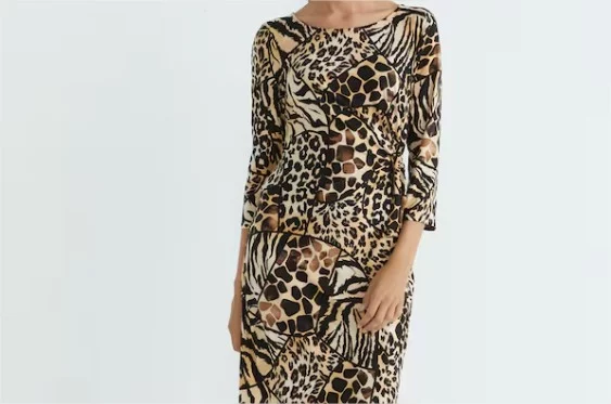 El animal print vuelve a estar de moda en otoño, así que no te pierdas estos chollos de El Corte Inglés 1 Moncloa vestido Moncloa
