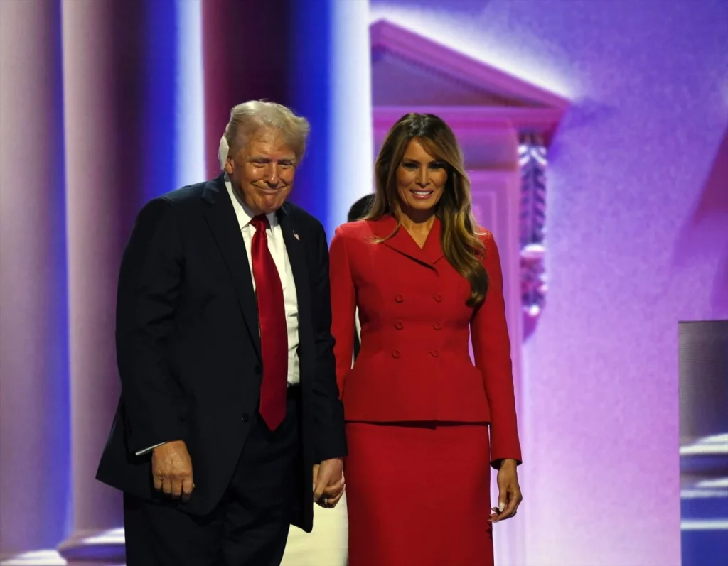 Donald y Melania Trump.
