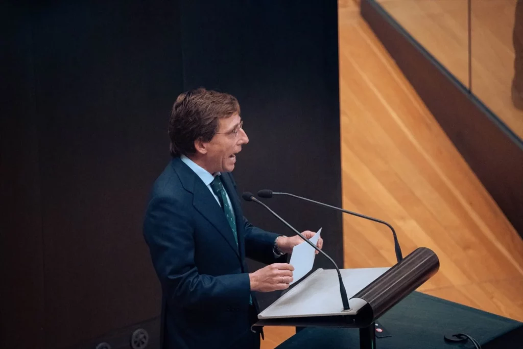 EuropaPress 6309437 alcalde madrid jose luis martinez almeida interviene pleno ayuntamiento Moncloa