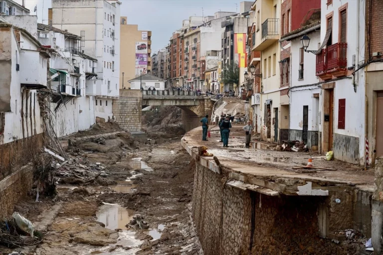 Valencia sufrió la peor DANA del siglo. Fuente: Agencias