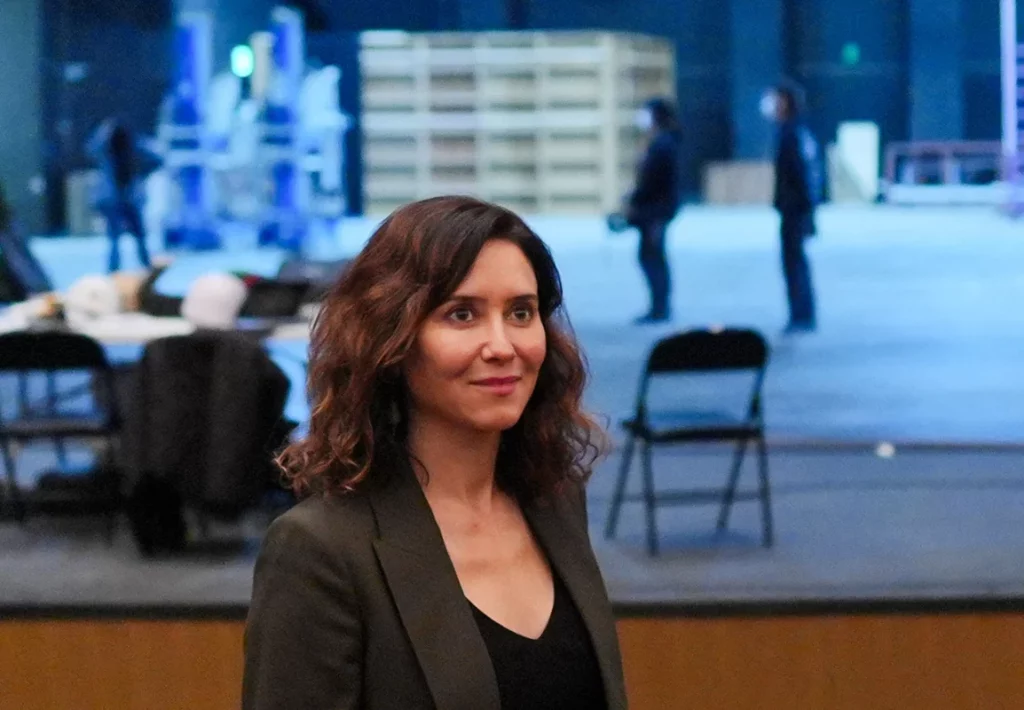 Isabel Díaz Ayuso, presidenta de la Comunidad de Madrid, víctima de la operación Moncloa