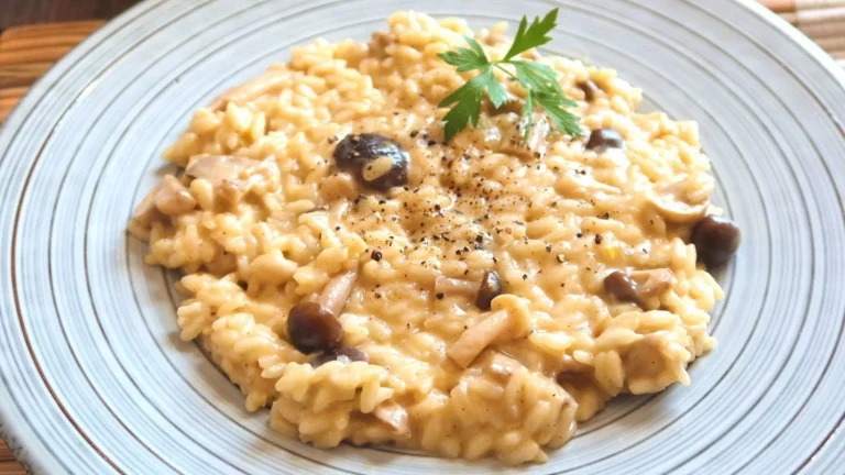 Risotto de setas para chuparte los dedos Risotto de setas para chuparte los dedos