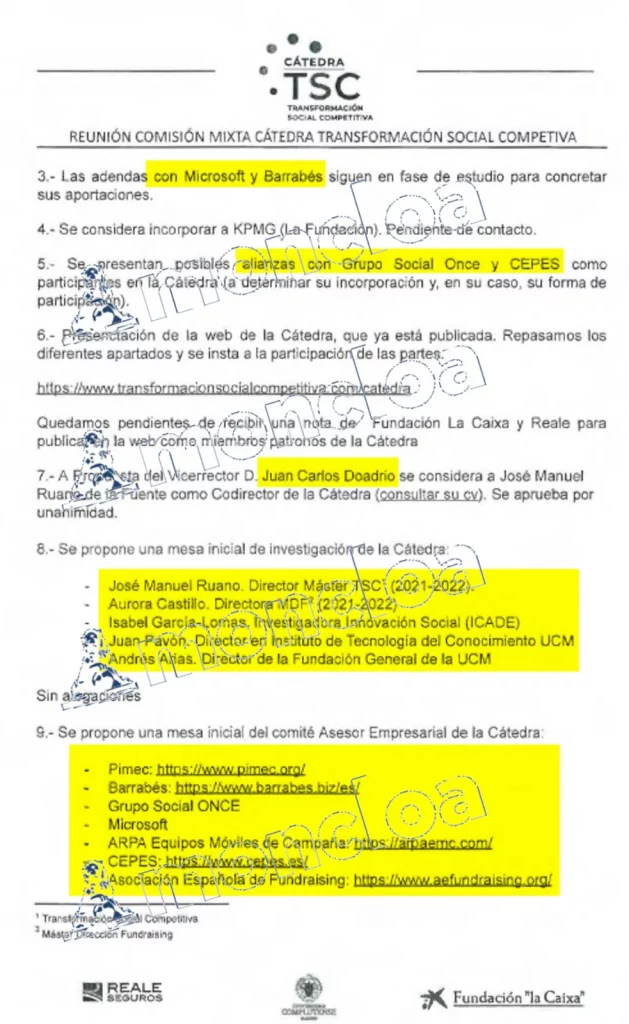 Begoña Gómez metió a Barrabés en la cátedra antes de firmar sus cartas de recomendación 1 Moncloa barrabes Moncloa