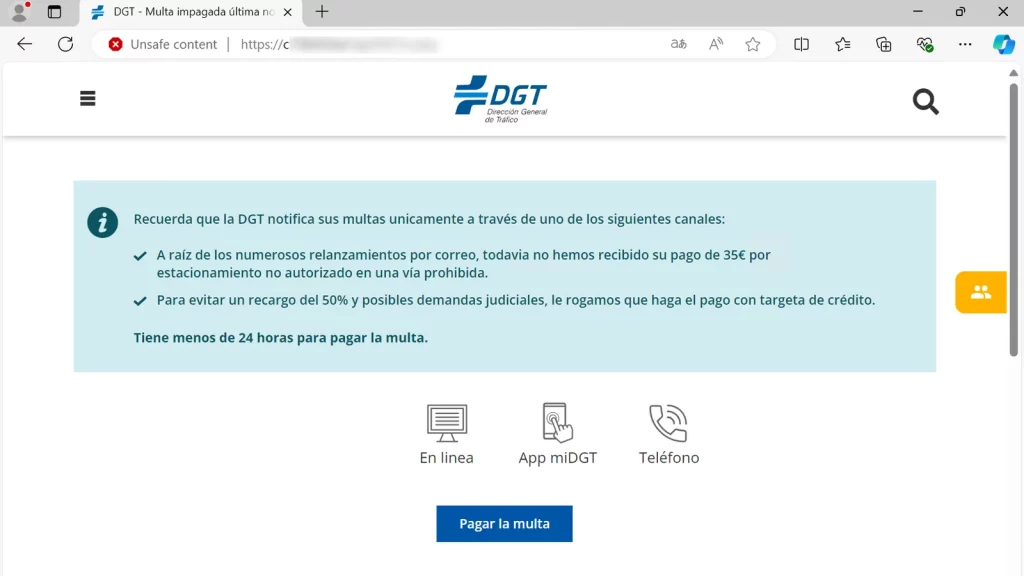 La OCU alerta sobre mensajes de la DGT que podrían robarte datos personales 1 Moncloa Los ciberdelincuentes quieres tu DNI a costa de la DGT