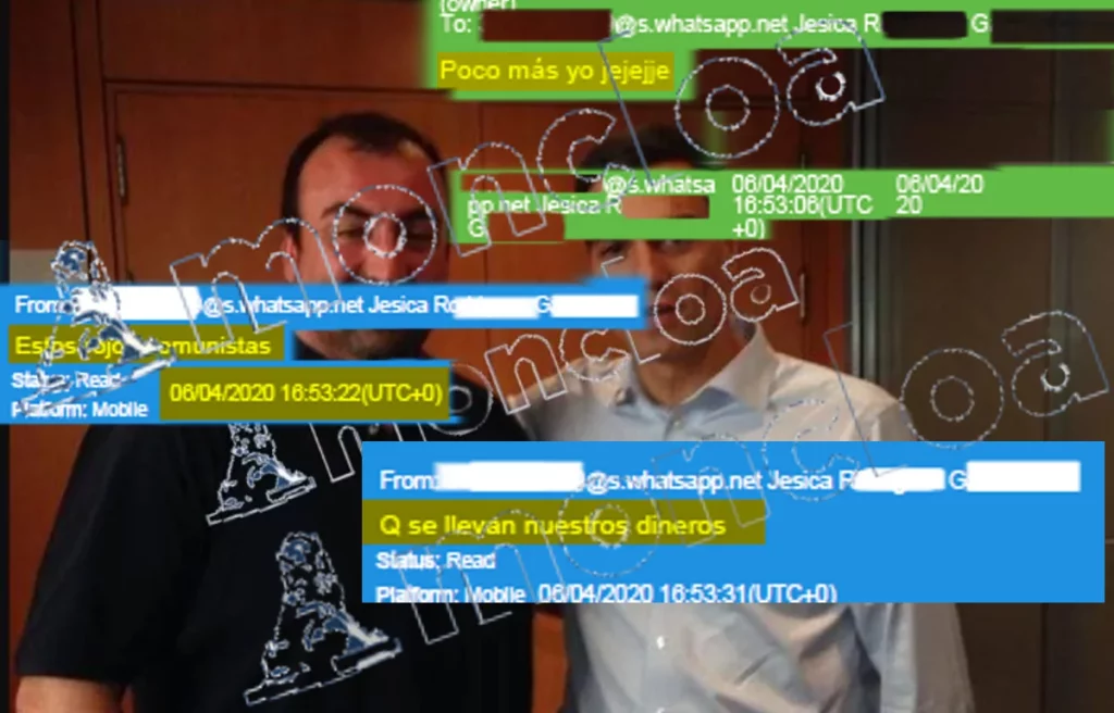 Jéssica, «amiga particular» de Ábalos: «Estos rojos comunistas que se llevan nuestros dineros» 1 Moncloa rojos Moncloa