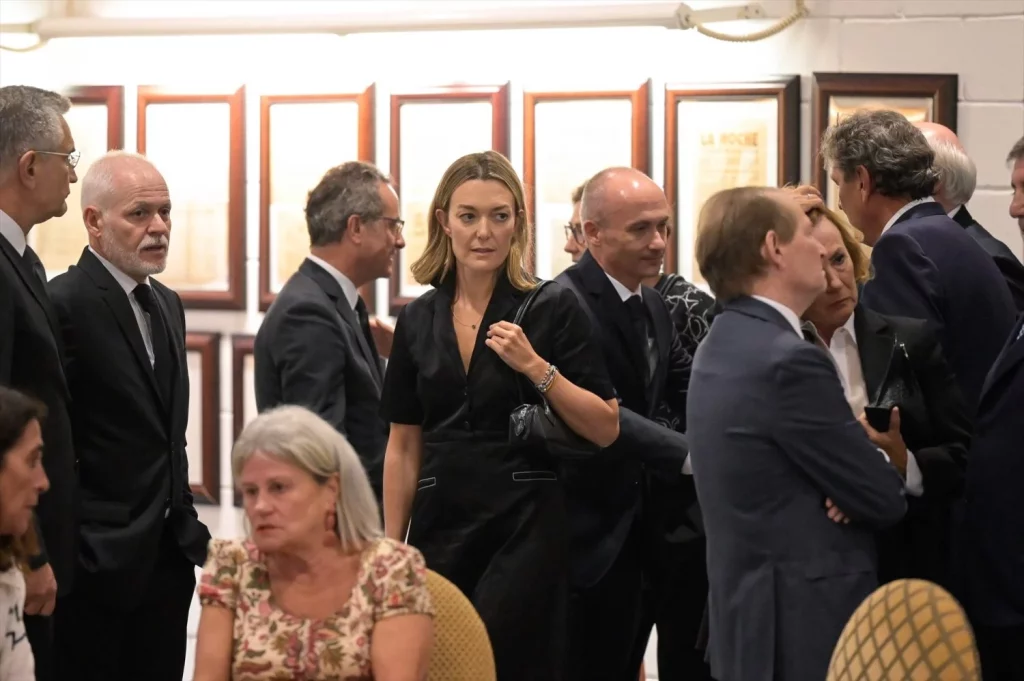 EuropaPress 6178191 presidenta inditex marta ortega latorre velatorio santiago rey Moncloa