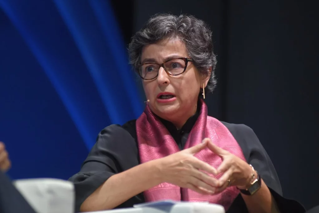 EuropaPress 6273563 ex ministra asuntos exteriores union europea cooperacion arancha gonzalez Moncloa