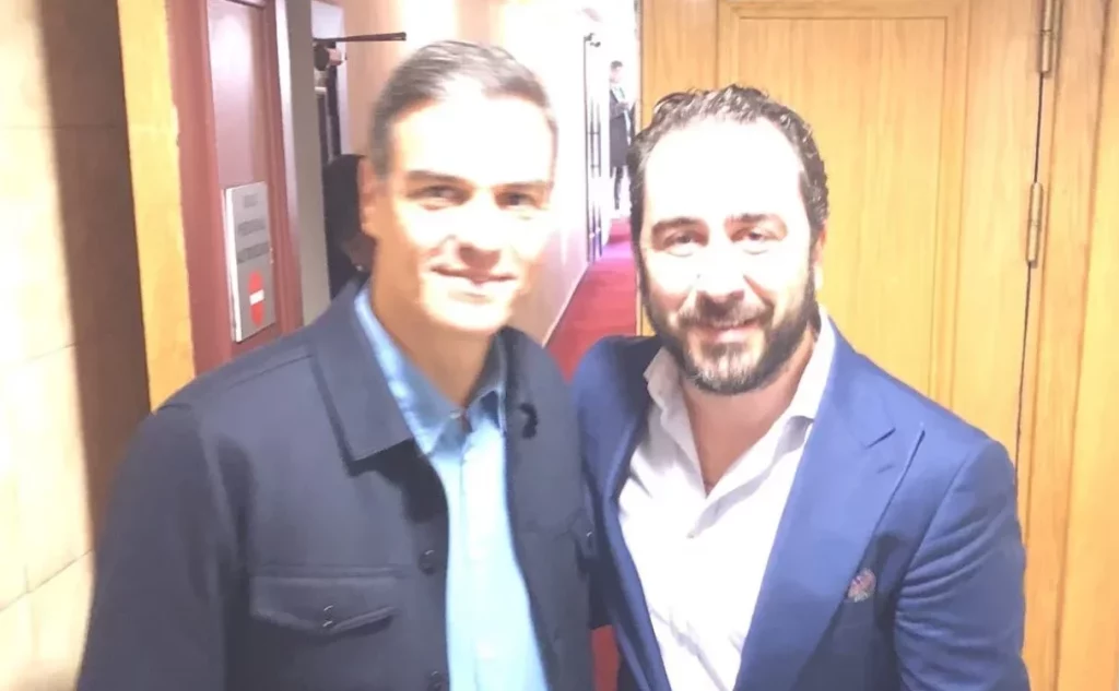 Pedro Sänchez y Víctor de Aldama (Europa Press)