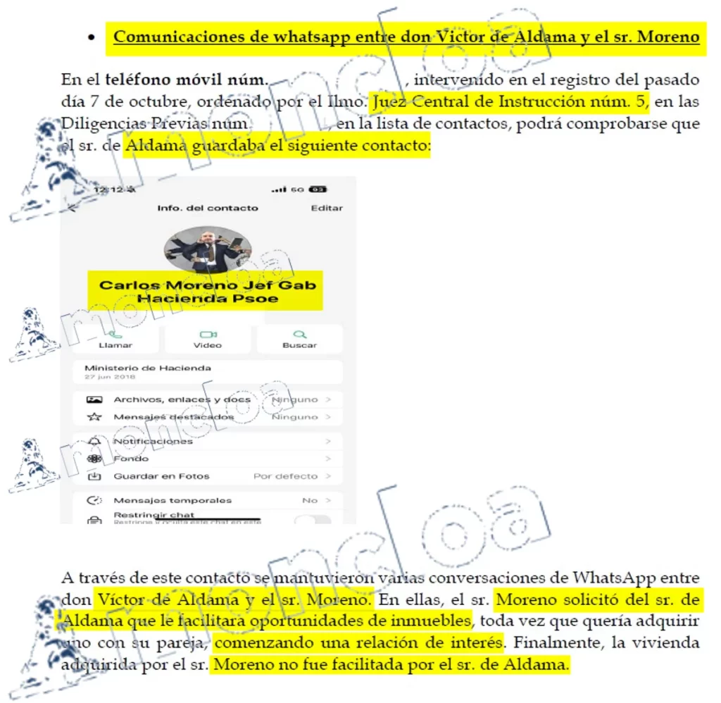 Aldama apunta a la ministra Montero: «Hacienda nos concedió un aplazamiento de pago» 1 Moncloa haciebnda montero Moncloa