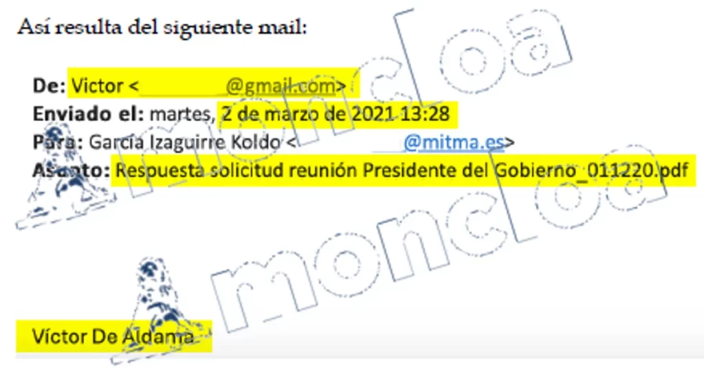 Aldama recibió una carta de Iván Redondo y llegó a la inaccesible pareja de Miquel Iceta 4 Moncloa redondo aldama caja rural Moncloa