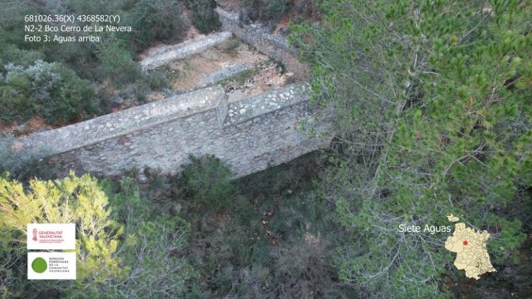 Valencia verifica con drones el estado de los diques de los barrancos