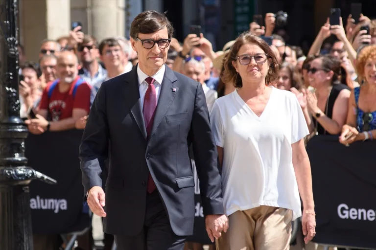 Marta Estruch, mujer de Illa: la desconocida ‘primera dama’ catalana que trabaja con Ana Urdangarin