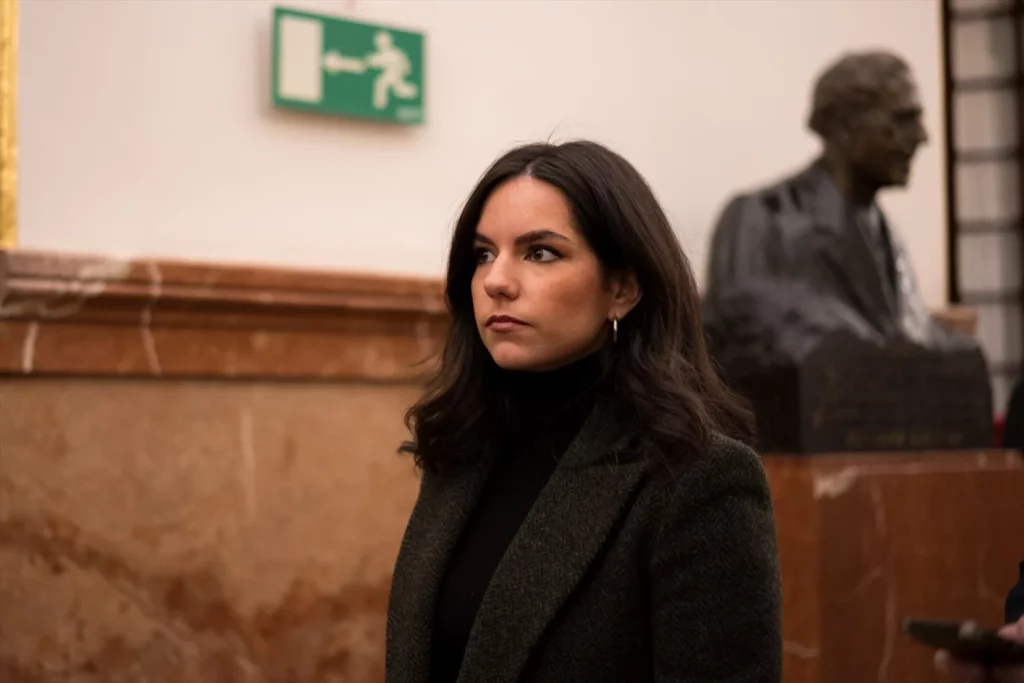 EuropaPress 6368337 portavoz vox congreso pepa millan salida sesion plenaria congreso diputados Moncloa