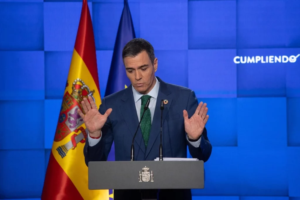Pedro Sánchez, presidente del Gobierno.