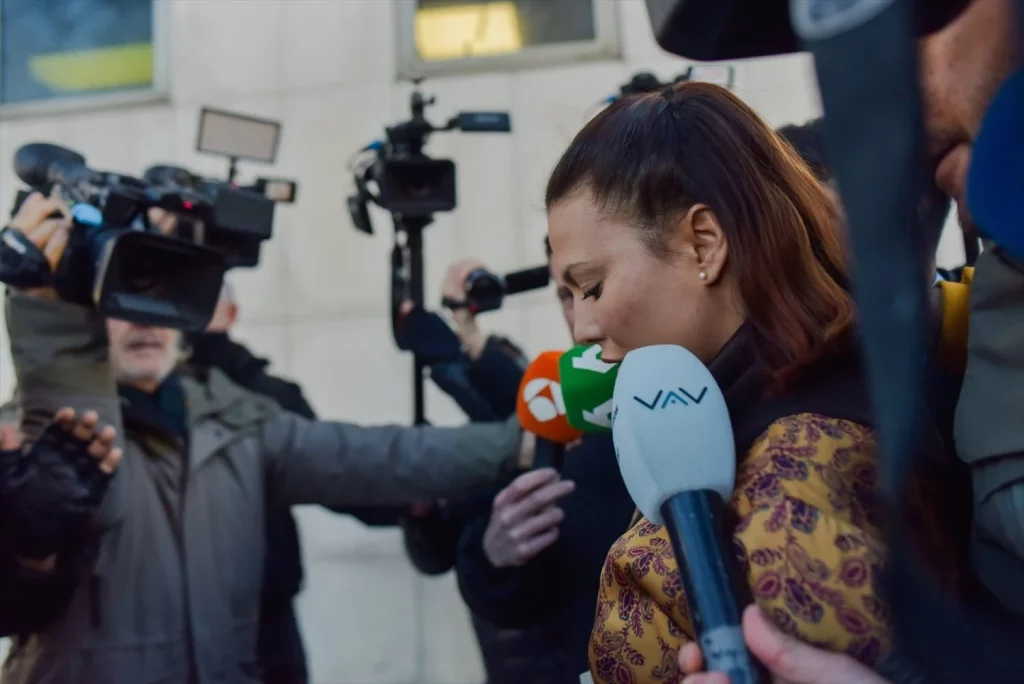 EuropaPress 6456304 actriz elisa mouliaa llega declarar juzgados plaza castilla 16 enero 2025 Moncloa